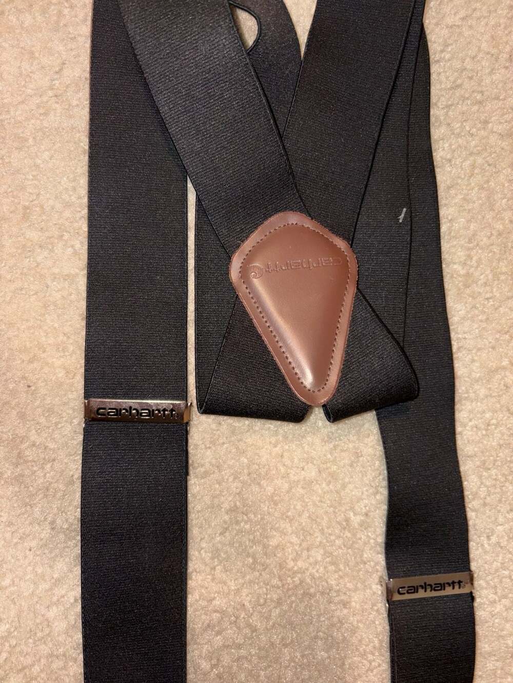Carhartt Men's Heavy-Duty Utility Suspenders Black One Size